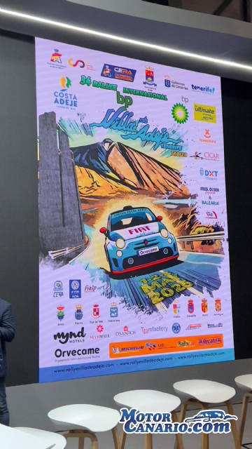 El Rallye Internacional bp Villa de Adeje Tenerife Trofeo CICAR continúa fiel a su cita con Fitur.